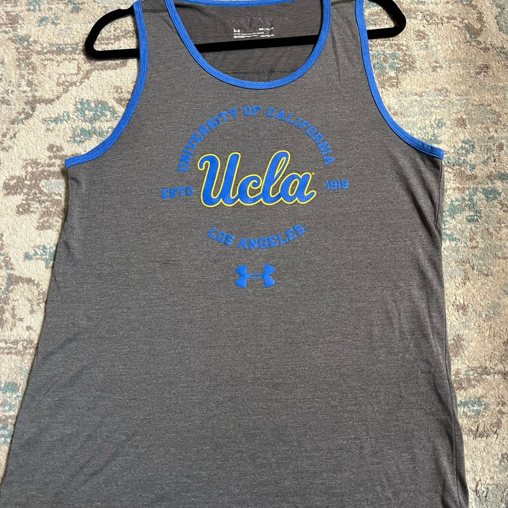 Under Armour Gray and Blue UCLA Tank Top